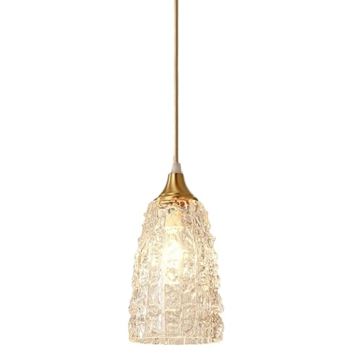 Lámparas de araña minimalistas con cristal refinado para techos altos