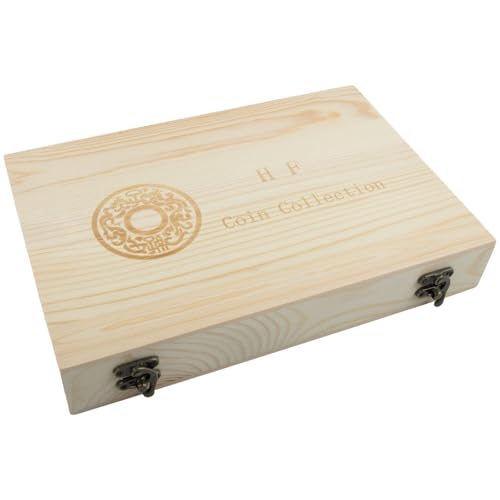 Caja de Madera para Monedas con Diseño Vintage miniatura 2