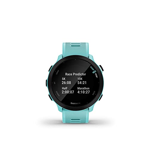 Image of GARMIN Forerunner 55, GPS Running Watch with Daily Suggested Workouts, Up to 2 weeks of Battery Life, AQUA