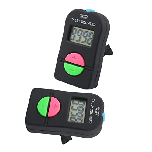 Yardwe 2pcs Digital Led Display Countdown Counter with Sound Four- Counter for Industrial Educational and Hobby Applications Easy to Use and Install