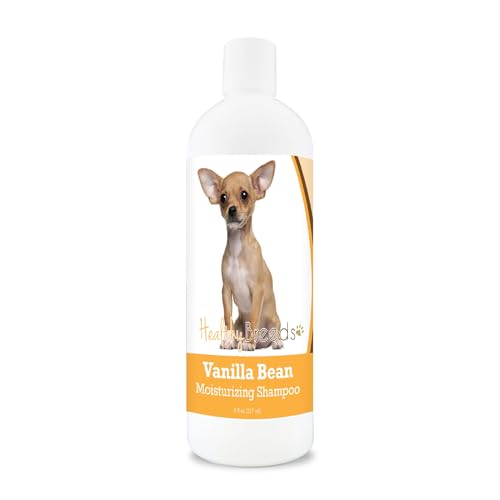 Healthy Breeds Chihuahua Vanilla Bean Moisturizing Shampoo + Conditioner - with Vitamins A, D, E + Coconut Oil - 8 oz