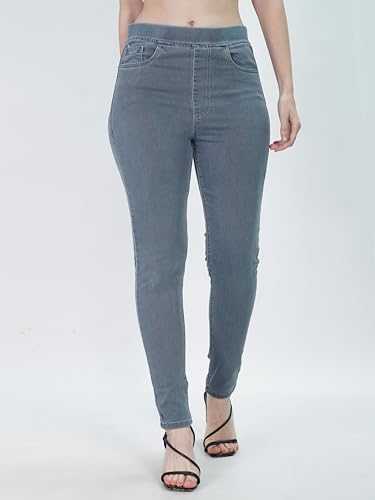 Image of Black Denim Fix Elastic Women Denim Jegging