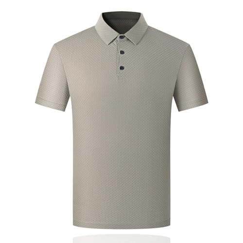 Balconfoster T Shirt, Silk T-Shirt, Short Sleeve Breathable Comfort Shirts Polo for Mens