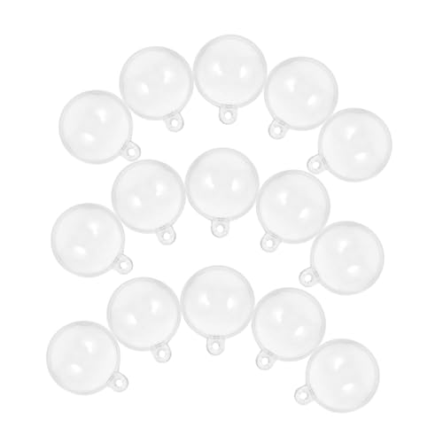 Milisten 20個 水槽フロート 水族館エアストーン 池 泡サッカー 水族館の塩 ボール シミュレーションカエルウオ フローティング ボウル 水族館の流木 魚 塩ビ Transparent