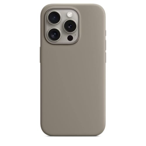 Coque antichoc iPhone 15 Plus silicone liquide avec charge sans fil stable