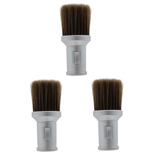 SOESFOUFU 3pcs Professional Barber Neck Brush for Hair Cutting Beard Shaving Salon Use