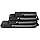 4-Pack Ultralight Compression Packing Cubes Organizer, Black