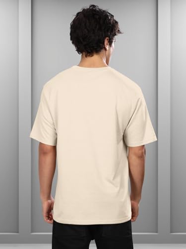 Image of BULLMER Trendy Printed Crew Neck Oversized Concert /Coldplay Tshirt for Men