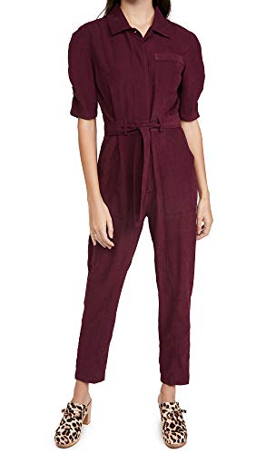 Joie Women's Neal Jumpsuit, Deep Wine, Red, Purple, X-Small