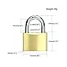 Solid Brass Same Keyed Padlock keyed Alike Locks of 12 Pack, Solid Lock with (25mm) Wide Lock Body, Keyed Padlocks for Toolbox, Luggage,School lockers, Backpacks