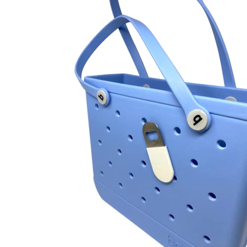 BOGLETS - Bottle Opener Charm Accessory Compatible with Bogg Bags - Keep a Bottle Opener Handy with your Tote Bag (White)