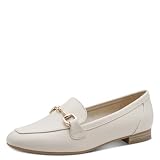 Marco Tozzi Damen Slipper weiches Feel Me Fußbett weiches Innenfutter Vegan Vegan, beige (Cream), 39 EU