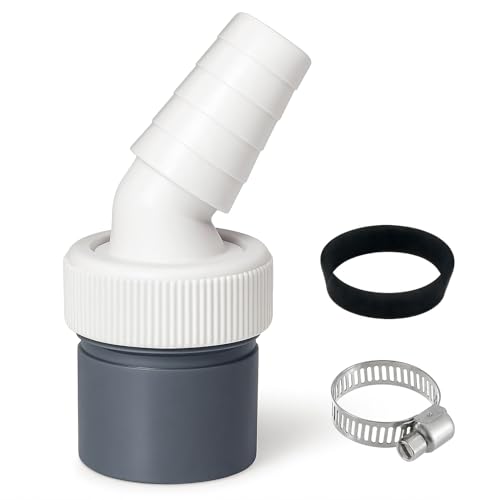 YAOYYG Adaptateur Pour Evacuation Machine A Laver Et Tuyau Evacuation, Raccord De Vidange PP, Lave - Vaisselle, Sécheuse, Raccord De Vidange Pour Laveuse,...