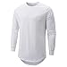 Mancozy 3 Pack Men's Fashion Fitted Crew Neck Plain Essential Tees Long Sleeve T-Shirts for Men X-Large