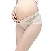 Slimart 4 PCS Cotton Maternity Pregnant Mother Panties Lingerie Briefs Underpants Underwear, (red/Rose Red/Gray/Champagne Gold),Label XXL / US L