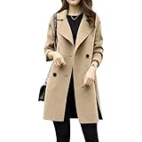 【Assortiment】Son design sophistiqué à double boutonnage s'accorde facilement avec jeans, jupes, robes et tailleurs. Qu'il soit porté de façon décontractée ou habillée, ce trench-coat polyvalent pour femme vous assure une allure chic au printemps, en automne et en hiver.