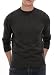 Hisir Pullover Herren Strickpullover Rundhals Pulli Männer, Bequem und Weich, Warmer Winter Pullover für Männer, Herren Basic Pullover mit Langen Ärmeln (Dunkelgrau, L)