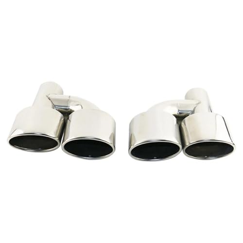 Tuyau d'Échappement Double Ovale pour Sublimer votre Berline en Ville