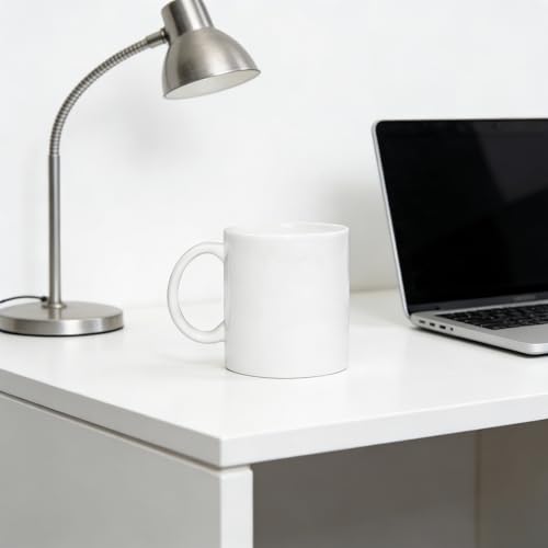 MR.R Set of 48 Sublimation Blanks White Ceramic Coffee Mugs - 11oz Classic Cups for Milk, Tea, Cola, and Water - Image 5