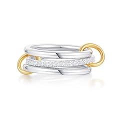Thin three rings set | Silver