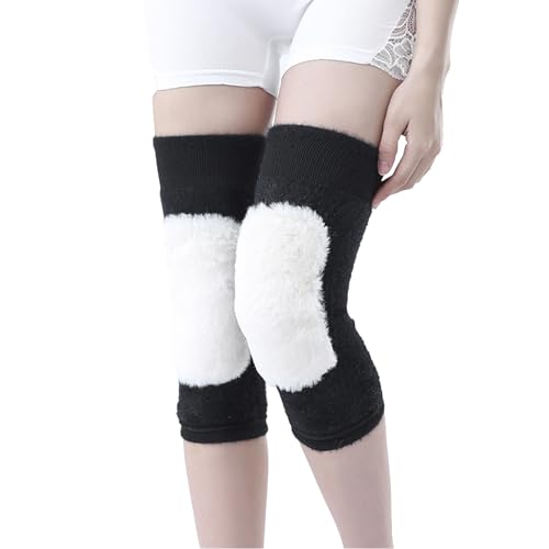 Women Men Winter Knee Warmers Thicken Thermal Knee Brace Sleeve Leg Warmer Warm Knee Pads Leg Sleeves Knee Supports