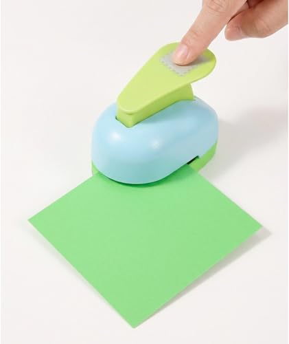 Image of 101 Pcs Stamp Puncher Set, Postage Stamp Punch Cutter Tool for Craft Projects, Multicolor Stamping Equipment with 10 Color Origami Papers, 15 by 15 cm Paper Size, Creative DIY Scrapbooking Supplies