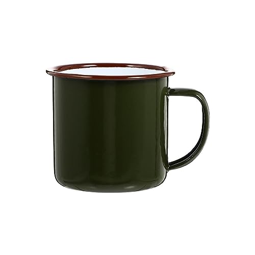 Tazas de café esmaltadas de metal retro que resisten caídas en tus viajes 2