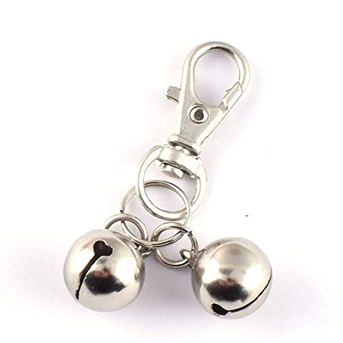 YESSZ 10 Set Cat and Dog Collar Bells with Buckle and Key Ring Dog Collar Bells Pet Collar Pet Small Bells Pet Collar Accessories Holiday Party DIY Handicraft Decoration