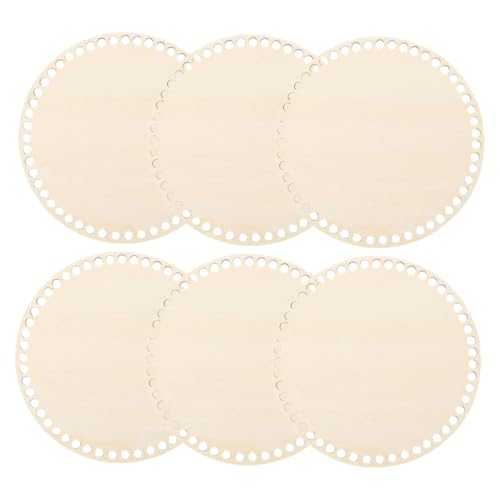 Angoily Crochet Accessory Supplies Round Blank Basket Base for DIY Crochet Bag Bottoms