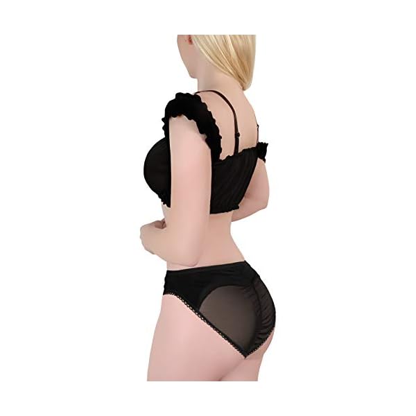 Littleforbig-Damen-Dessous-Set-mit-Rueschenbesatz-Nachtwaesche-Riemen-Nachtwaesche-Cami-Top-Shorts-Bralette-Loungewear--Prinzessinnen-Dessous-Set Littleforbig Damen-Dessous-Set mit Rüschenbesatz, Nachtwäsche, Riemen, Nachtwäsche, Cami, Top, Shorts, Bralette…