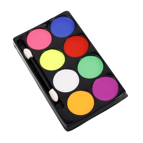 minkissy Bálsamo de maquillaje de pintura corporal maquillaje artístico pintura facial artística pintura de maquillaje festival pintura facial festiva caja de plástico