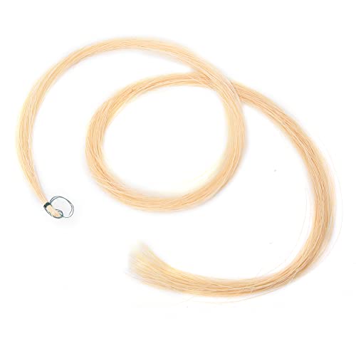 LiebeWH Mongolian Stallion Violin Bow Hair 32 inch White Bow Hair Replacement Stringed Instrument Accessories - Thumbnail 6