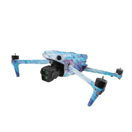 Image of MightySkins Carbon Fiber Skin Compatible with DJI Air 3 - Paint Vapor | Protective, Durable Textured Carbon Fiber Finish | Easy to Apply