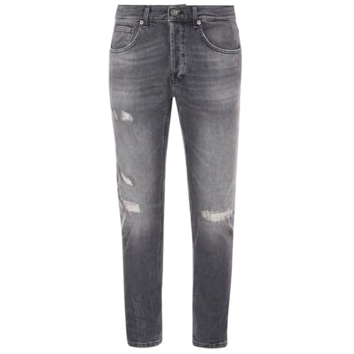 Jean gris chic Dondup Dian en denim premium italien pour homme
