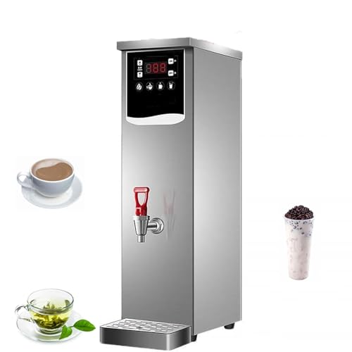 Kommerzieller 2, 5- kW- Warmwasserbereiter, 10 L/ 20 L/ 30 L Edelstahl- Heißwasserspender Mit 40- 100 °C- Einstellung, Automatischer Temperaturregelung, Für Cafés, Bars, Teeläden, Kantinen Und Flughäfen
