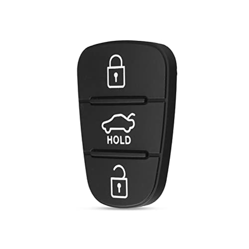 HooRLZ Coque clé de Voiture Compatible pour Hyundai I10 I20 I30 Ix20 Ix35 Ix45 Kia Rio Ceed Picanto Sorento Sportage Soul Venga TéLéCommande, Silicone...