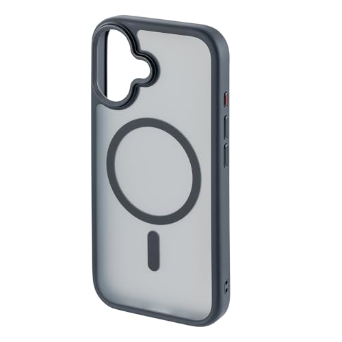 Image of TEKNE Hybrid Frost Matte Polycarbonate Case for iPhone 17 | MagSafe Compatible | 6ft Drop Protection | Anti-Fingerprint | Shockproof Corners | Ultra Slim Back Cover (Black)