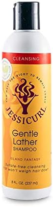 Jessicurl Gentle Lather Shampoo, Island Fantasy, 8 Fluid Ounce by Jessicurl Llc.