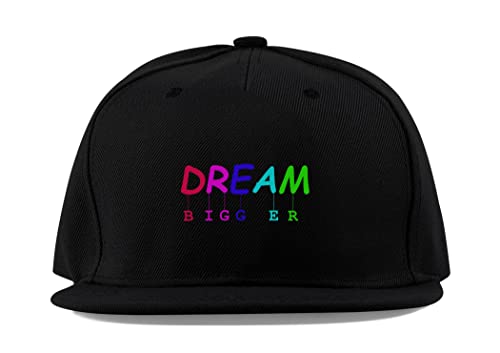 Casquette baseball visière plate contre le soleil taille unique coton noir