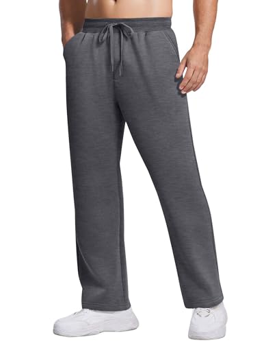 PINSPARK Herren Jogginghose Winter Fleece Trainingshose Sweathose Lange Thermo Warme Sporthose mit Taschen