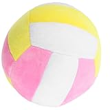 DOITOOL Plüsch Volleyball Kissen Rund Weiches Sitzkissen und Dekoratives Wurfkissen aus Sportliches...