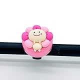 Collyon Pink Flower Fairy Sprite Aluminum Bicycle Bell for Girls