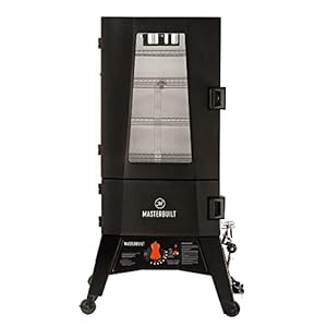 Masterbuilt MB20051316 Propane Smoker with Thermostat Control, 40 inch, Black
