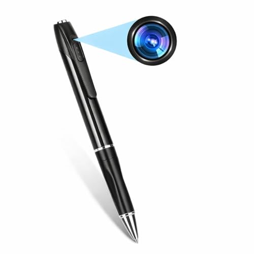 LANMU *Upgraded*2026 Spy Pen 1080P Full Hd Hidden Cam 150-180 Min Battery Pocket Security in/Out Door Camera with Video Audio Recording Secret Pen Recorder&USB Cable(Limited Edition 440MAH Battery)