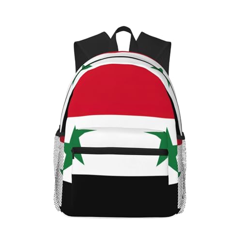 Sac à dos drapeau syrien unisexe et léger pour le sport