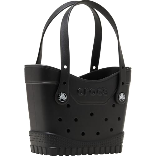 Crocs Classic Small Tote Bag | Durable | Washable | Waterproof Black