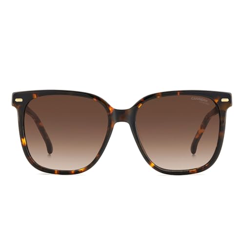 Carrera Men's 3002/S Polarized Square Sunglasses, Havana Brown 086, 55/140/16