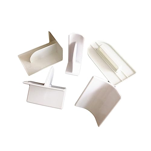 DOITOOL 5pezzi Spatola per Torta Lisciatore per Torte Raschietto per Torte Lisciatore per Fondente Raschietto per Fondente di Utensili per Decorare Dolci Spatole per Crema Utensili da Forn