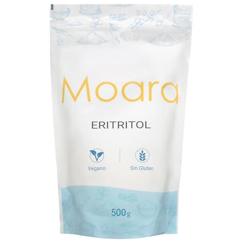Eritritol 500g | Edulcorante Natural Sin Aporte de Calorías |Perfecto para Dietas Keto, Paleo | Vegano, Sin Gluten, Sin Lactosa. Envase Doypack zip