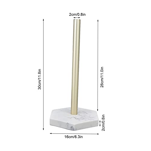 Portarrollos de cocina vertical para evitar caídas al cortar papel 3